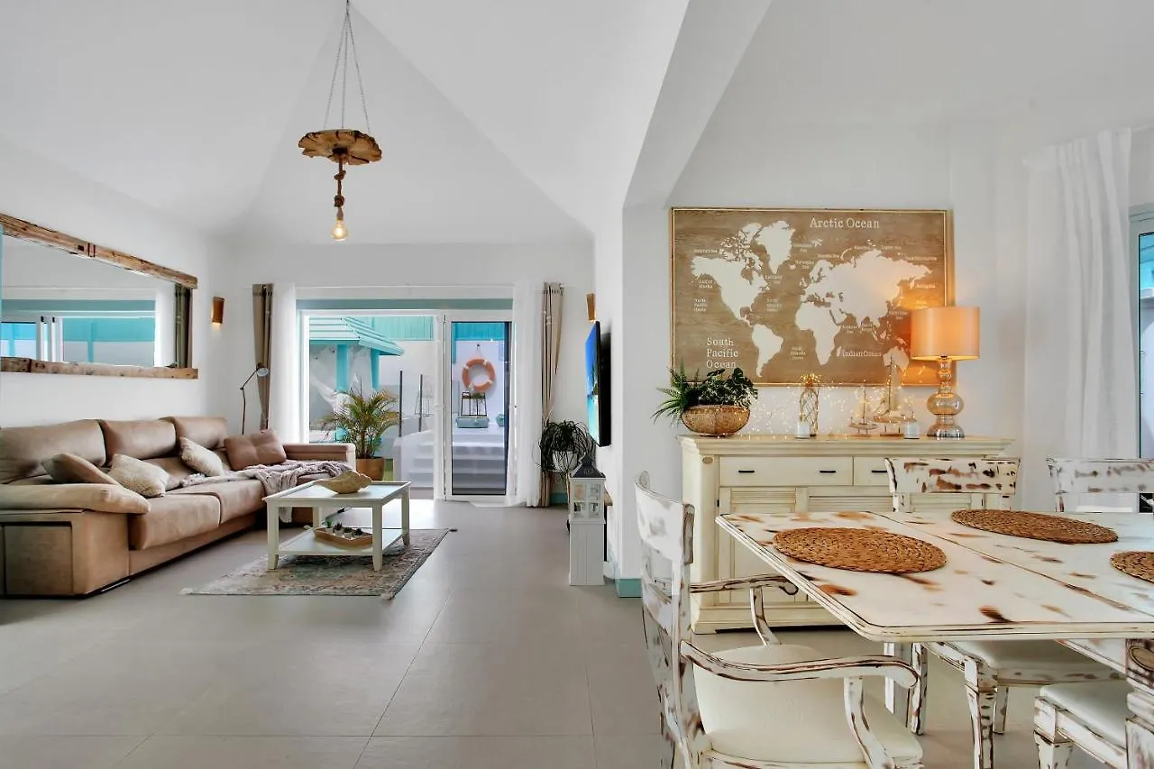 Orange Light With Private Pool Villa Corralejo Spain